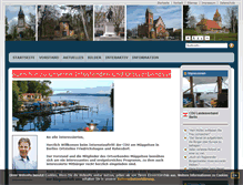 Tablet Screenshot of cdu-mueggelsee.de